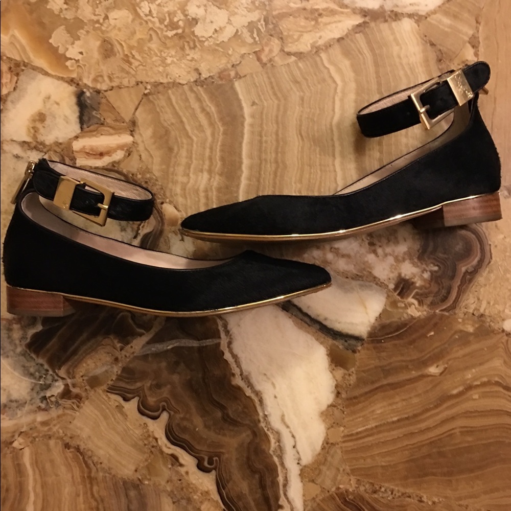 Louise et Cie calf hair flats